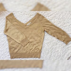 Banana Republic Soft Gold Metallic Blouse SzL
